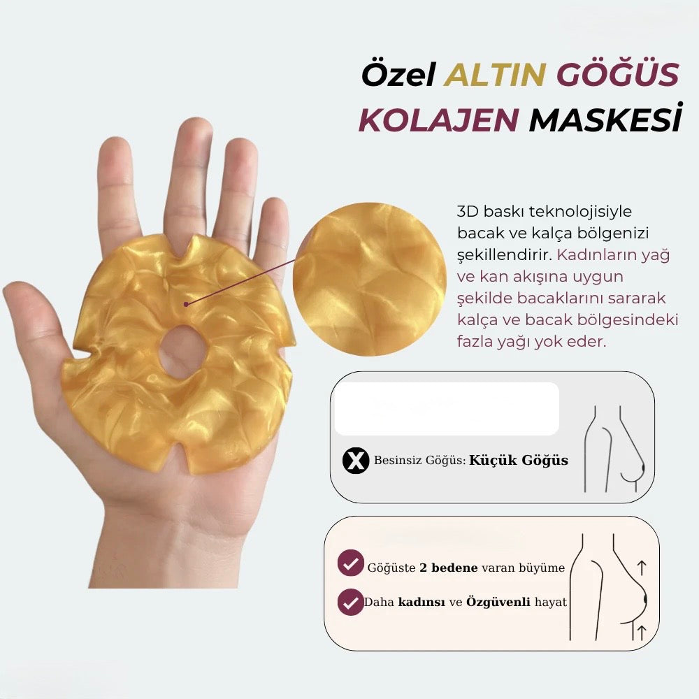 Gold Göğüs Kolajen Maskesi