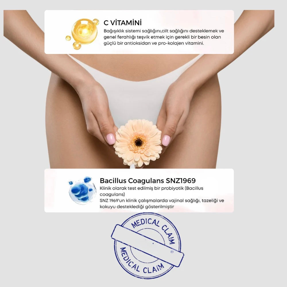 Vajina kokusu, akıntı, kurulukla karşıtı kolajen